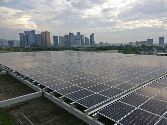 抖圈电力义乌国际商贸城20MW屋顶分布式项目顺利满发并网